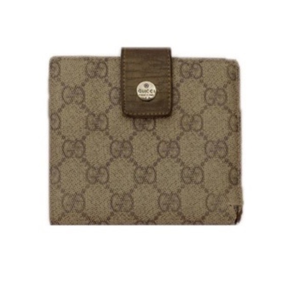 GUCCI GG Supreme Monogram Bifold Wallet - Picture 1 of 14